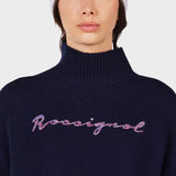 Signature Sweater - Dame - Dark Navy