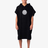 Icons Hooded Towel - Black