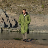 Advance Long Sleeve Surf Poncho - Voksne - Forest Green/Black