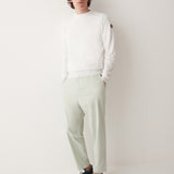 Men's Sweater m. Rund Hals - Herre - White