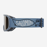 Rio Skibrille - Junior - Smoke Blue/Gold