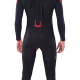 Men's Omega 3/2 Full Back Zip Steamer Våddragt | Herrer | Black
