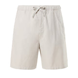 Men's Paul Washed Bomuld-hør Shorts - Herre - Dove