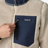 Women's Classic Retro-X Fleece Jacket - Natural/New Navy