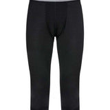 Men's Merinould 3/4 Skiunderbukser - Herre - Black