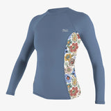 Women's Print Langærmet UPF 50+ Rash Guard - Dame - Infinity/Talit