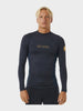 Dawn Patrol UV Long Sleeve Rash Guard - Mænd - Navy Marle