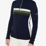 Women's Baselayer Half-zip merinouldtrøje - Dame - Navy