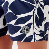 Men's Pietro Leaf Badeshorts - Herre - Marine