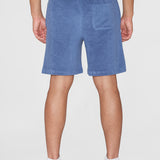 Men's Fig Loose Terry Shorts - Herre - Moonlight Blue