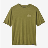 Men's Capilene Cool Daily Graphic T-Shirt - Lands - Graze Green
