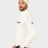 Odysseus Halfzip Merino Strik - Mænd - Nature White