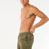 Classic Surf Cord Volley Short - Herre - Dusty Olive