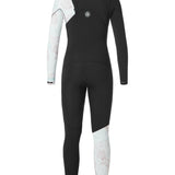 Womens Equation 3/2mm Front Zip Full våddragt | Dame | Algae Black