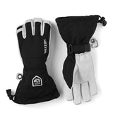 Army Leather Heli 5-finger Skihandsker - Unisex - Black