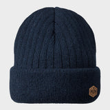 No Wind 32 Wool Mix Beanie - Unisex - Navy