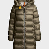 Marion Hooded Down Jacket - Women - Olive Grey