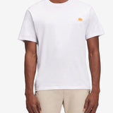 Plain T-shirt With Archive Logo - Herrer - White