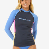 Block Party UPF 50+ Long Sleeve Tee - Dame - Multico