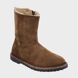Uppsala Zip Shearling Regular - Womens - Dark Tea