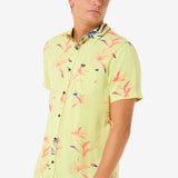 Fun Times Short Sleeve Shirt - Herre - Lime Wash