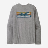 Men's LS Capilene Cool Daily Graphic UV T-shirt - Herre - Feather Grey