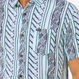 Fun Times Short Sleeve Shirt - Herre - Light Aqua