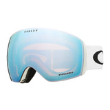 Flight Deck L (7050) Skibriller - Matte White/Prizm Sapphire