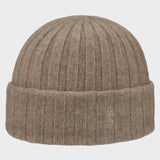 Undyed Cashmere Beanie - Unisex - Pale Brown