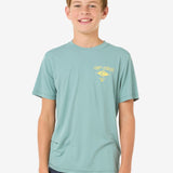 Icons Surflite UPF Short Sleeve Rash Vest - Børn - Blue Lagoon