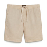 Men's Drawstring Linen Shorts - Herre - Stone Grey