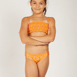 SMOCKYS PICAFLOR BIKINI TIL BØRN | ORANGE