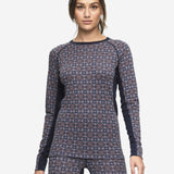 Women's Rose Light 100% Merino Skiundertrøje - Dame - Royal