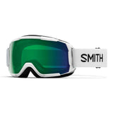 Grom Junior Skibriller - Børn - White/ChromaPop Everyday Green Mirror
