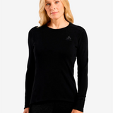 Womens Natural Merinould 260g/m2 Skiundertrøje - Herre - Black