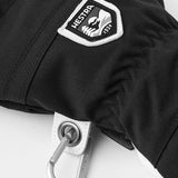 Army Leather Heli 5-finger Skihandsker - Unisex - Black