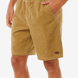 Classic Surf Cord Volley Short - Herre - Dark Khaki