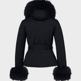 Giselle Skijakke Faux Fur - Womens - Black