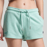 Women's Vintage Logo Jersey shorts i økologisk bomuld | Dame | Minted Marl