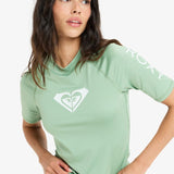 Whole Hearted UV bluse m/korte ærmer til kvinder - Basil