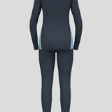 Women's Active Warm Eco Skiundertøjssæt - Dame - Dark Sapphire/Provincial Blue