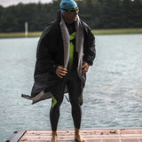 Advance Long Sleeve Poncho | Voksne | Black/Grey
