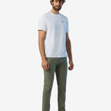 T-shirt with logo patch - Men - White