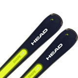 Shape e-V8 SW ski m. PRW 11 bindinger - Dark Blue/Yellow - 2023/24