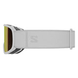 Kids Lumi Skibriller - Junior - White/Universal Ruby