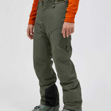 Men's Maroon Insulated 2L Skibukser - Herre - Pine Needle (Naturgrøn)