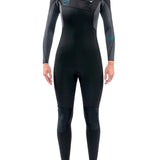 Women's Quantum 3/2 Chest Zip Full Våddragt | Kvinder | Black/Grey