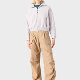 Sori Full Zip Sweat - Women - Pearl Grey