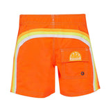 Iconic Stretch Waist Badeshorts - Herre - Fluo Orange