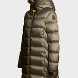 Marion Hooded Down Jacket - Women - Olive Grey